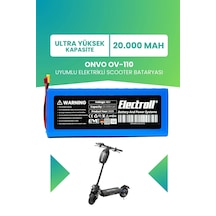 Onvo Ov-110 Uyumlu Batarya Ultra Yüksek Kapasite Batarya 48v 20ah Elektrikli Scooter Bataryası Çok Renkli