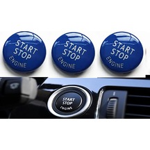 Bmw E60 E90 E84 E70 E71 E72 Start Stop Düğme Kapağı Mavi Oem 61319154945/61316966714/61316960743