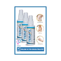 Teraxil Terleme ve Ter Kokusu Önleyici Sprey 3 x 50 ML