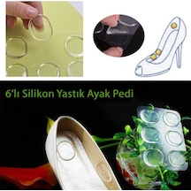 Ayak Nasır 6lı Ped - Ayak Vurma Önleyici Silikon Ped Çok Renkli