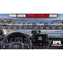 1990-2026 Toyota Corolla Gps Hız Göstergesi Hud Dijital Hız Saati