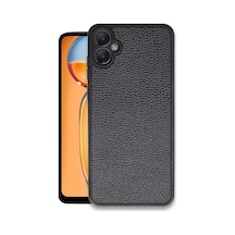 Newface Samsung Galaxy A05 Kılıf Aras Deri Kapak - Siyah