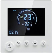 Hfambition Wifi Akıllı Isıtma Termostati, 3a Su Isıtması, Lcd Ekran, 90-240v, Uzak Kumanda, Ses Kontrol, Zamanlı Programlama, Isı Regülatörü