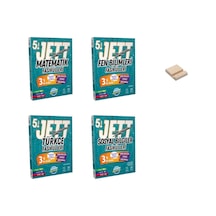 5. Sınıf Jett Matematik Fen Türkçe Ve Sosyal Fasikülleri 4lü Set