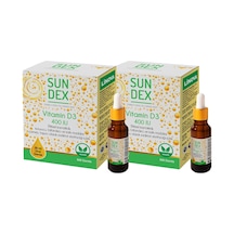 Sundex Vitamin D3 400 IU 500 Damla 2 x 20 ML