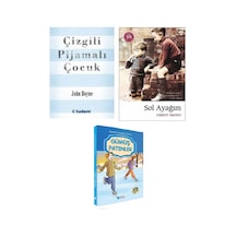 Çizgili Pijamalı Çocuk - Sol Ayağım - Gümüş Patenler 3 Kitap