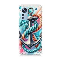 Xiaomi 12 Uyumlu Çapanın Renkli Simgesi Desenli Silikon Kılıf Çok Renkli