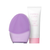Deep & Gentle Luna 4 Sensitive Paketi - Hassas Cilt Temizleme Fırçası + Luna Micro-foam Face Cleanser 2, 100 Ml + Der
