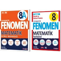 Fenomen Yayınları 8. Sınıf Matematik A Soru Bankası Ve Matematik 4. Fasikül Olasılık, Cebirsel İfadeler Ve Özdeşlikler 2 Kitap