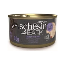 Schesir After Dark Pate Tavuk Etli Ve Ördek Etli Tahılsız Yetişkin Kedi Konservesi 80 Gr