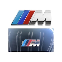 Bmw M Logo Metal Amblem - Bmw M Vidalı Panjur Arması