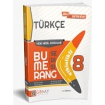 Günay Yayınları 8. Sınıf Bumerang Türkçe Akıllı Defter