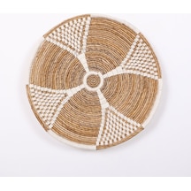Peru 60x13 Cm Çap- Doğal Abaka Duvar Tabağı