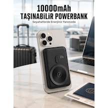 22.5w Hızlı Şarj Destekli Manyetik Powerbank Kompakt Tasarım Yeni Nesil