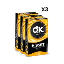 Okey Hisset Prezervatif 10'lu X3 Adet