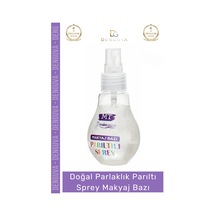 Kozmetik Işıltılı Aydınlık Pürüzsüz Canlı Görünüm Doğal Parlaklık Parıltılı Sprey Makyaj Bazı