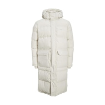 Jack & Jones Jack Jones Jorsence Long Puffer Erkek Günlük Mont 12215143-Moonbe Krem