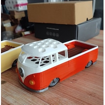 Vw Bus Doka Dekoratif Kalemlik Turuncu