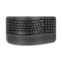 Logıtech Wave Keys Kablosuz Ergonomik Klavye Gri 920-012311 Lazer