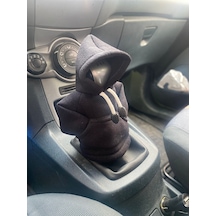 Vites Poları - Her Araca Uyumlu Vites Süsü Vites Hoodie Araç Aksesuarı Siyah