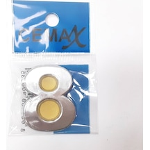 Periboia 4 Cm Plastik Krom Kaplama Kapı Numarası - 8