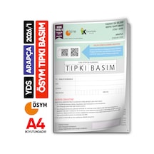 Yds Arapça 2026/1 Yabancı Dil Sınavı Ösym Tıpkı Basım Çıkmış Soru Deneme Kitapçığı E-yds Uygun