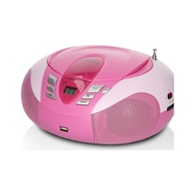 Lenco Scd-37 Usb Pembe - Taşınabilir Fm Radyo Cd Ve Usb Çalar - Pembe