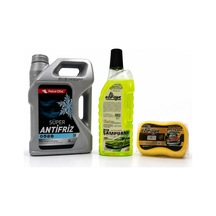Petrol Ofisi Super Antifriz Yeşil 3lt + Oto Şampuan 1000 Ml + Yıkama Süngeri