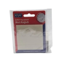 Nasadan Şeffaf Yapışkanlı Kare Postit Pastel Gold Renk 25 Yaprak