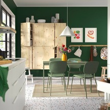 Ikea Yeşil Modern Yemek Masası - Yemek Masası Takımı