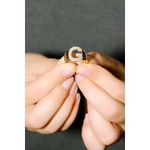 Ena 8 Ayar Harf Yüzük