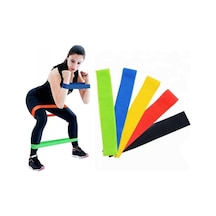 Pilates Squat Aerobik Direnç Lastiği 5 Li Paket Diğer