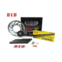 Zincir Dişli Seti Kawasakı Versys Abs 650 Cc 2007-2022 / Kawasakı / Versys 650 Abs / 650cc / Zincir: Dıd-520vx3 Çelik -114 / Ön Dişli: Jt 15t / Arka Dişli: Sunstar 46t / 2007-2008-2009-2010-2011-2012-2013-2014-2015-2016-2017-2018-2019-2020-2021