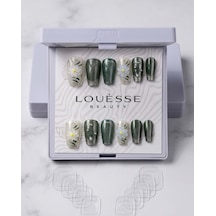 Louésse Daisy Fresh Takma Tırnak 12 Li Yeşil Papatya Desenli Fresh Mood Nail