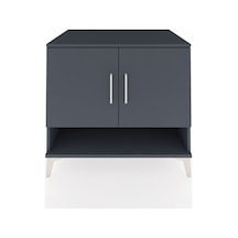 Kronos Şifonyer 2 Raflı 2 Kapaklı 88x59x80 Antrasit-antrasit Antrasit