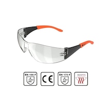 Baymax Koruyucu S-500 Gümüş Antifog Aynalı İş Gözlüğü-Kaynak Gözlüğü