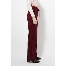 Unika Boutique Taşlı Pantolon Bordo