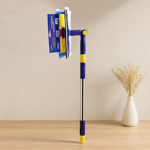360 Başlıklı Uzayan Saplı 2'li Cam Sil Ve Mikrofiber Mop 24.5 Cm 85-133 Cm Diğer
