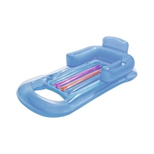 Bestway Tek Kişilik Sırt Dayamalı İçecek Hazneli Deniz Yatağı 161x84cm Mavi Çok Renkli