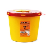 5 Adet Kesici ve Delici Enfekte Atık Kutusu 3.5 Lt.