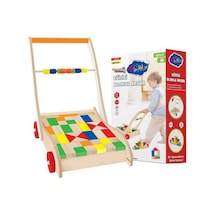 Playwood Ahşap Eğitici Bloklu Araba 373