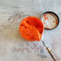 Dekoratif Rölyef Pasta Sculpture Paste - Turuncu Karışık Karışık