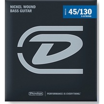Jim Dunlop Dbn45130 Nickel Wound Bass Strings. Medium Takım Tel 5