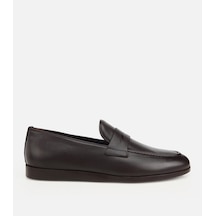 Hotiç Erkek Deri Kahverengi Klasik Loafer