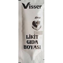 Visser Likit Gıda Boyası Siyah 12 ML