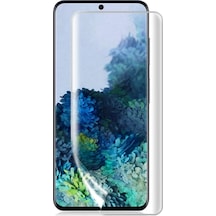 Samsung Galaxy Uyumlu S20 Plus Nano Kırılmaz Cam Ekran Koruyucu Şeffaf