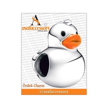 Ördek Charm / Gümüş Kaplama