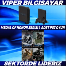 Muhteşem Medal Of Honor Serisi 4 Adet Ps2 Oyun Açıklamayı Okuyunuz