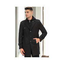 Plt9334 Dewberry Erkek Palto-desenli Antrasit Desenli Antrasit