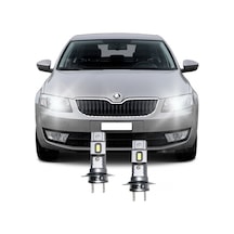 Skoda Octavıa 2013-2017 Led Kısa Far Ampulü H7 Mini Led 2'li Set